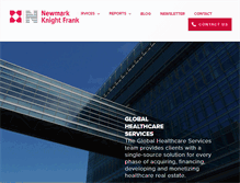 Tablet Screenshot of ngkfglobalhealthcare.com